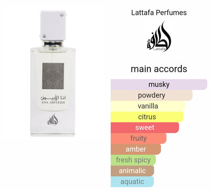 Ana Abiyedh by Lattafa 60ml for Men and Women