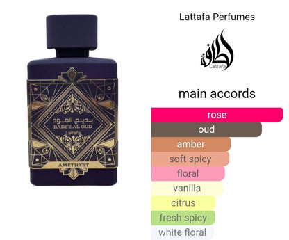 Badee Al Oud Amethyst by Lattafa 100ml Fragrance for Men and Women - Eau De Parfum