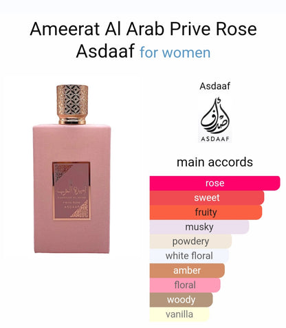 Ameerat Al Arab Prive Rose by Lattafa 100ml for Women
