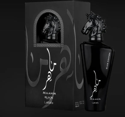 Maahir Black Edition by Lattafa 100ml Fragrance for Men and Women - Eau De Parfum