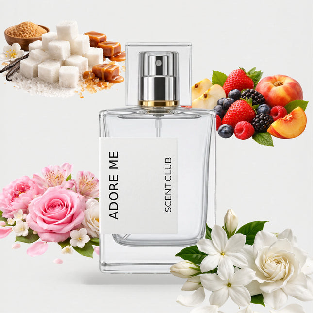 J Adore inspired by Adore Me - White Floral, Floral, Fruity, Sweet accord icons