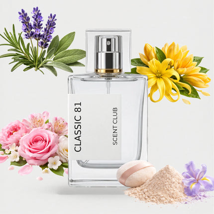 1881 inspired by Classic 81 - Powdery, Floral, Yellow Floral, Herbal accord icons