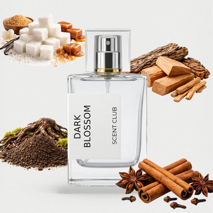 Black Orchid inspired by Dark Blossom - Warm Spicy, Earthy, Woody, Sweet accord icons
