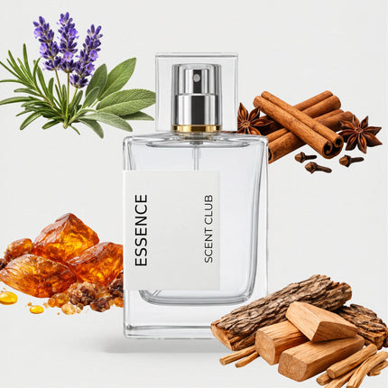 Reasons inspired by Essence - Woody, Amber, Warm Spicy, Aromatic accord icons