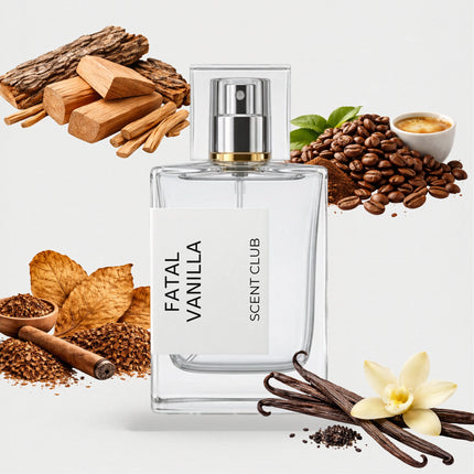 Vanille Fatale inspired by Fatal Vanilla - Vanilla, Tobacco, Coffee, Woody accord icons