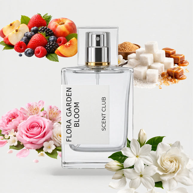 Flora Gorgeous Gardenia inspired by Flora Garden Bloom - White Floral, Floral, Sweet, Fruity accord icons