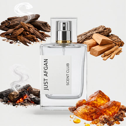 Black Afgano inspired by Just Afgan - Amber, Smoky, Woody, Oud accord icons