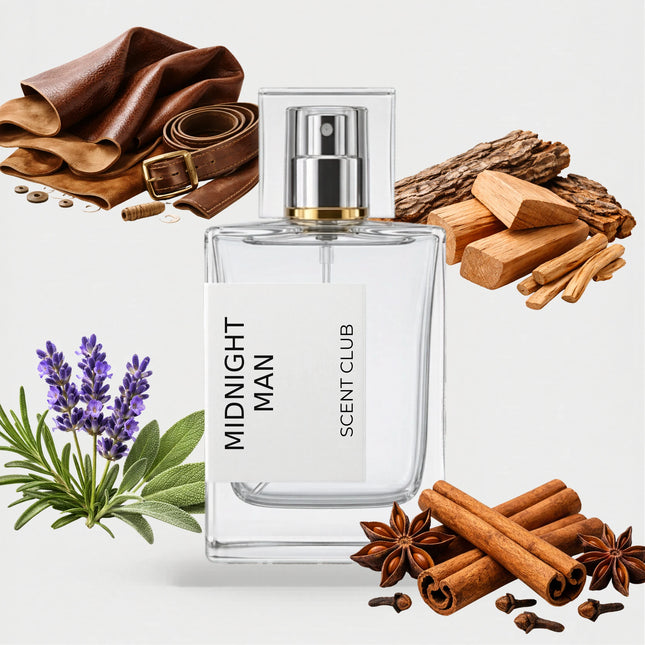 La Nuit De L'Homme inspired by Midnight Man - Warm Spicy, Aromatic, Woody, Leather accord icons