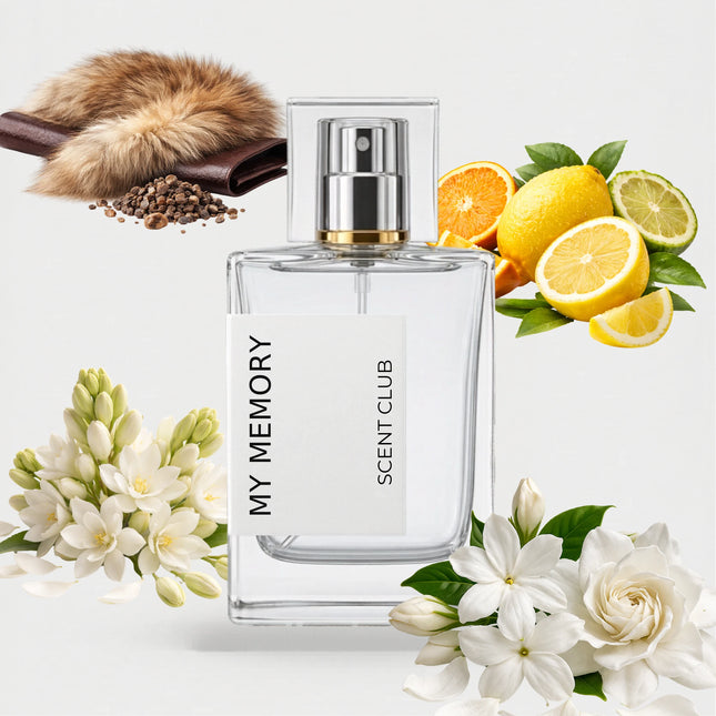 My Way inspired by My Memory - White Floral, Tuberose, Citrus, Animalic accord icons