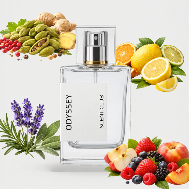 L'Eau D'Issey Pour Homme inspired by Odyssey - Fruity, Aromatic, Citrus, Fresh Spicy accord icons