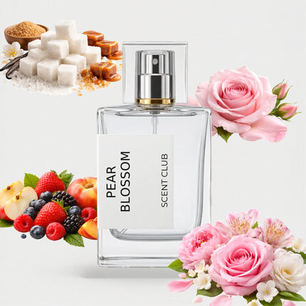 English Pear & Freesia inspired by Pear Blossom - Floral, Fruity, Rose, Sweet accord icons