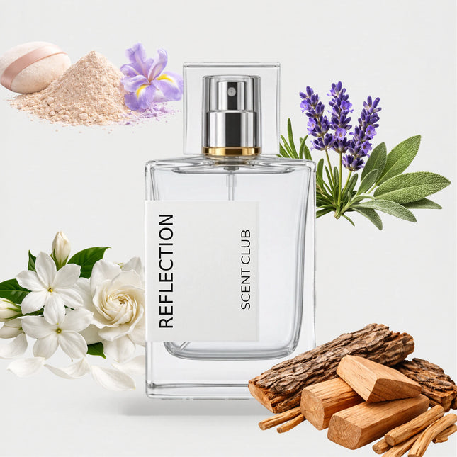 Reflection Man inspired by Reflection - Woody, White floral, Aromatic, Powdery accord icons