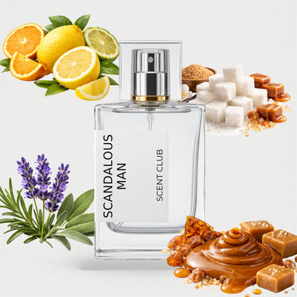 Scandal Pour Homme Men inspired by Scandalous Man - Caramel, Aromatic, Sweet, Citrus accord icons