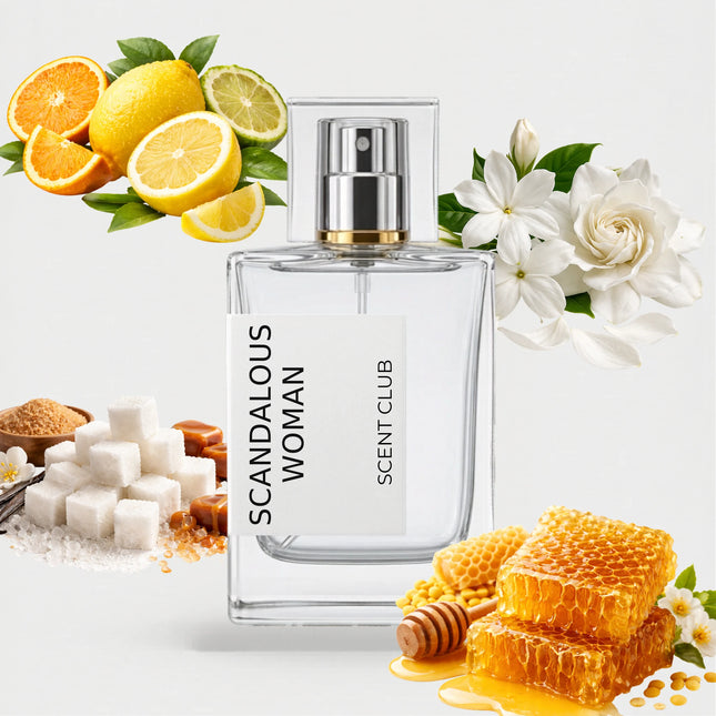 Scandal Women inspired by Scandalous Woman - Honey, Sweet, White Floral, Citrus accord icons