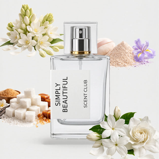 Beautiful inspired by Simply Beautiful - White Floral, Sweet, Powdery, Tuberose accord icons