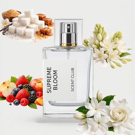 Supreme Bouquet inspired by Supreme Bloom - White Floral, Fruity, Tuberose, Sweet accord icons