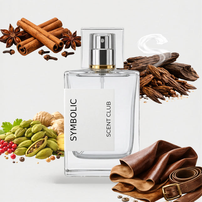 Icon Absolute inspired by Symbolic - Leather, Fresh Spicy, Oud, Warm Spicy accord icons