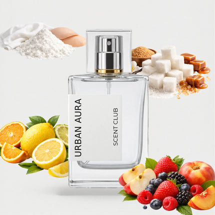 Erba Pura inspired by Urban Aura - Fruity, Citrus, Sweet, Musky accord icons