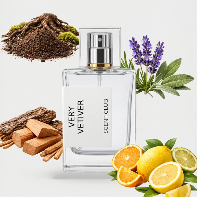 Original Vetiver inspired by Very Vetiver - Citrus, Woody, Aromatic, Earthy accord icons